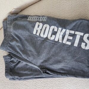 Gray Rockets Athletic Sweatpants with Elastic Waistband